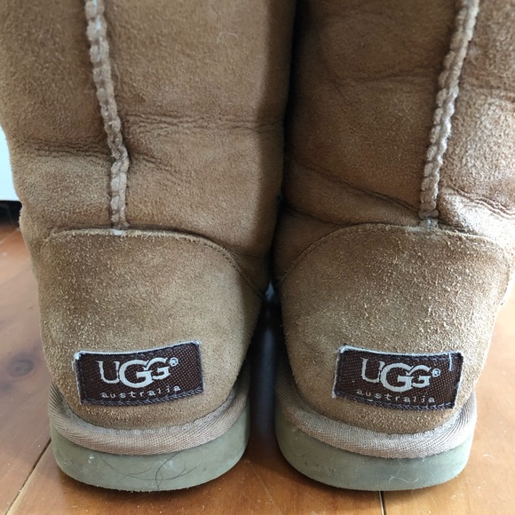 Tall Chestnut Ugg boots - Picture 4 of 5